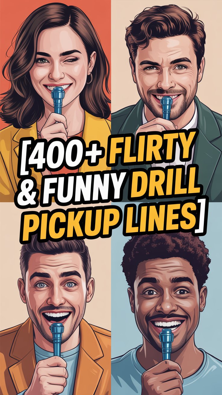 Flirty & Funny Drill Pickup Lines