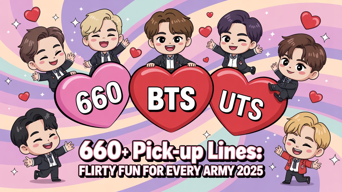 BTS Pick-Up Lines Flirty Fun for Every ARMY