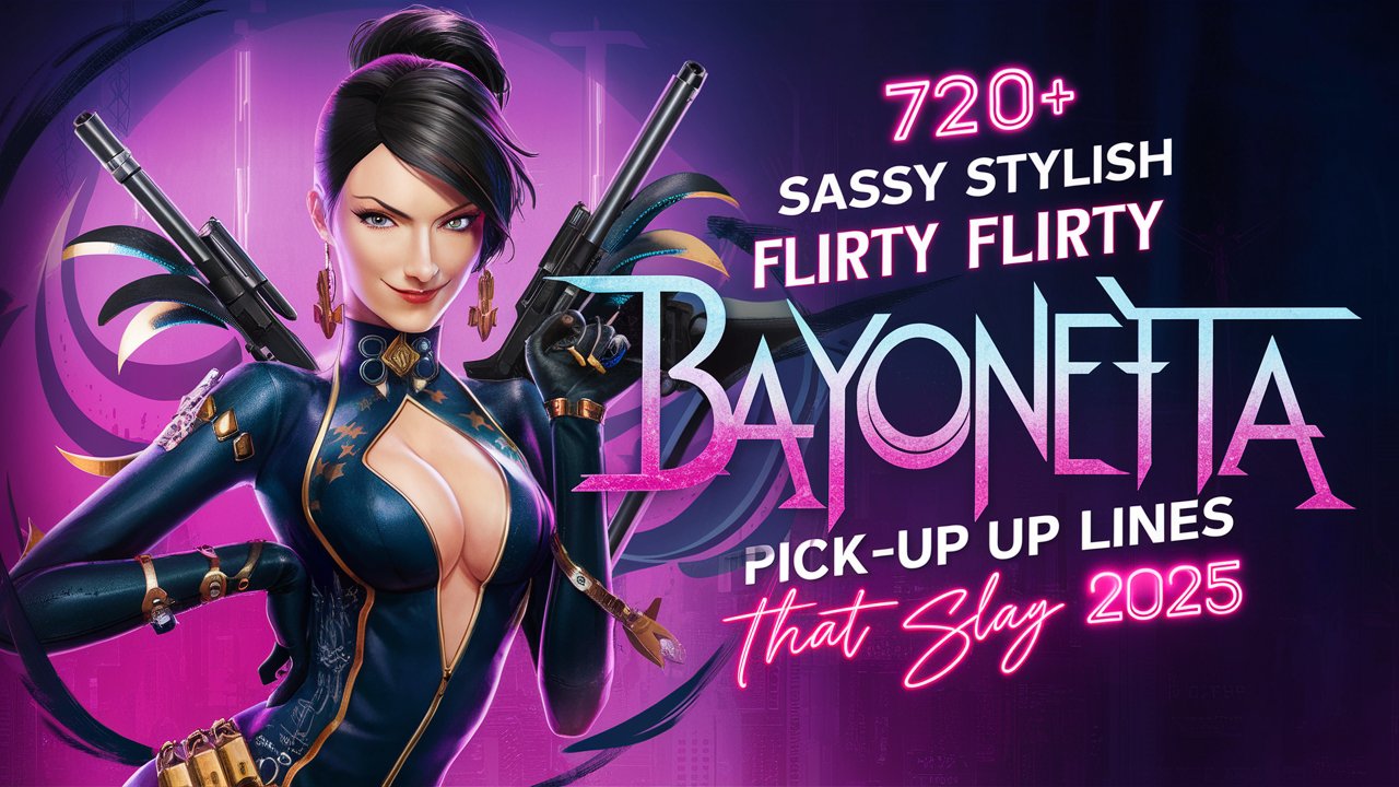 Sassy Stylish Flirty Bayonetta Pick-Up Lines That Slay