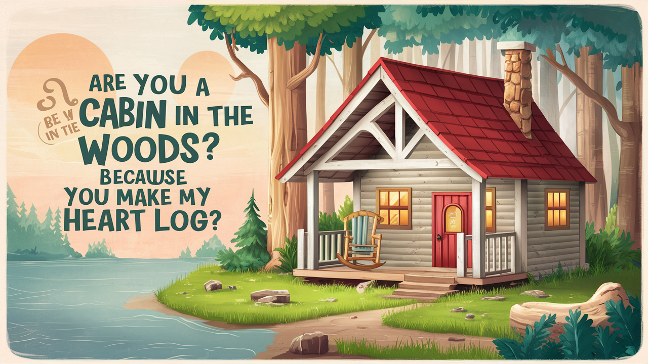 Cozy & Cute The Best Cabin Pickup Lines