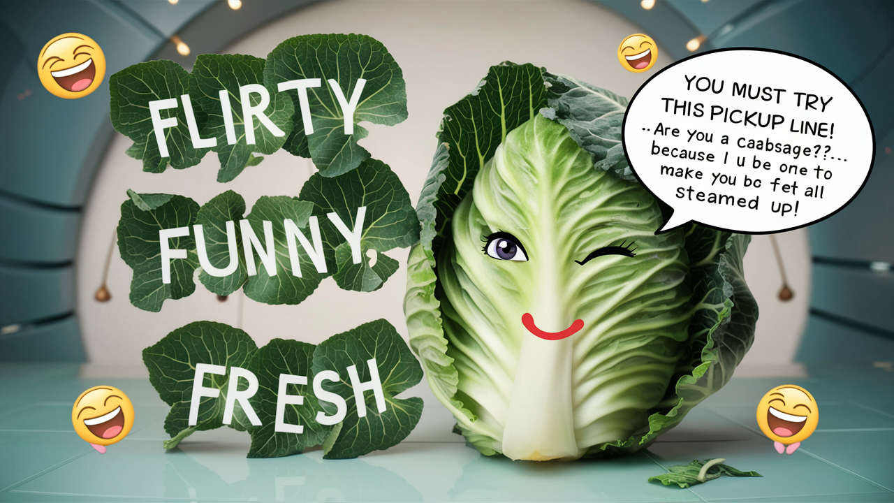 Flirty, Funny, and Fresh Must-Try Cabbage Pickup Lines
