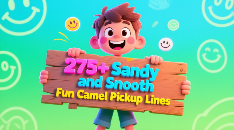 Sandy and Smooth Fun Camel Pickup Lines