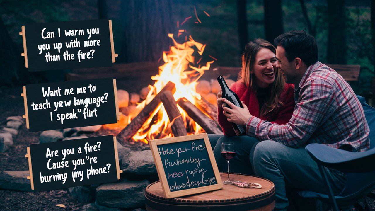 Light the Fire Fun and Charming Campfire Pick-Up Lines