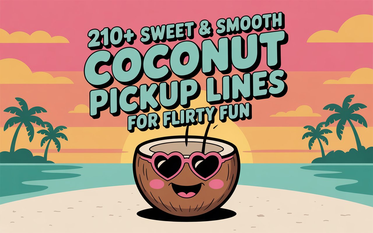 Sweet & Smooth Coconut Pickup Lines for Flirty Fun