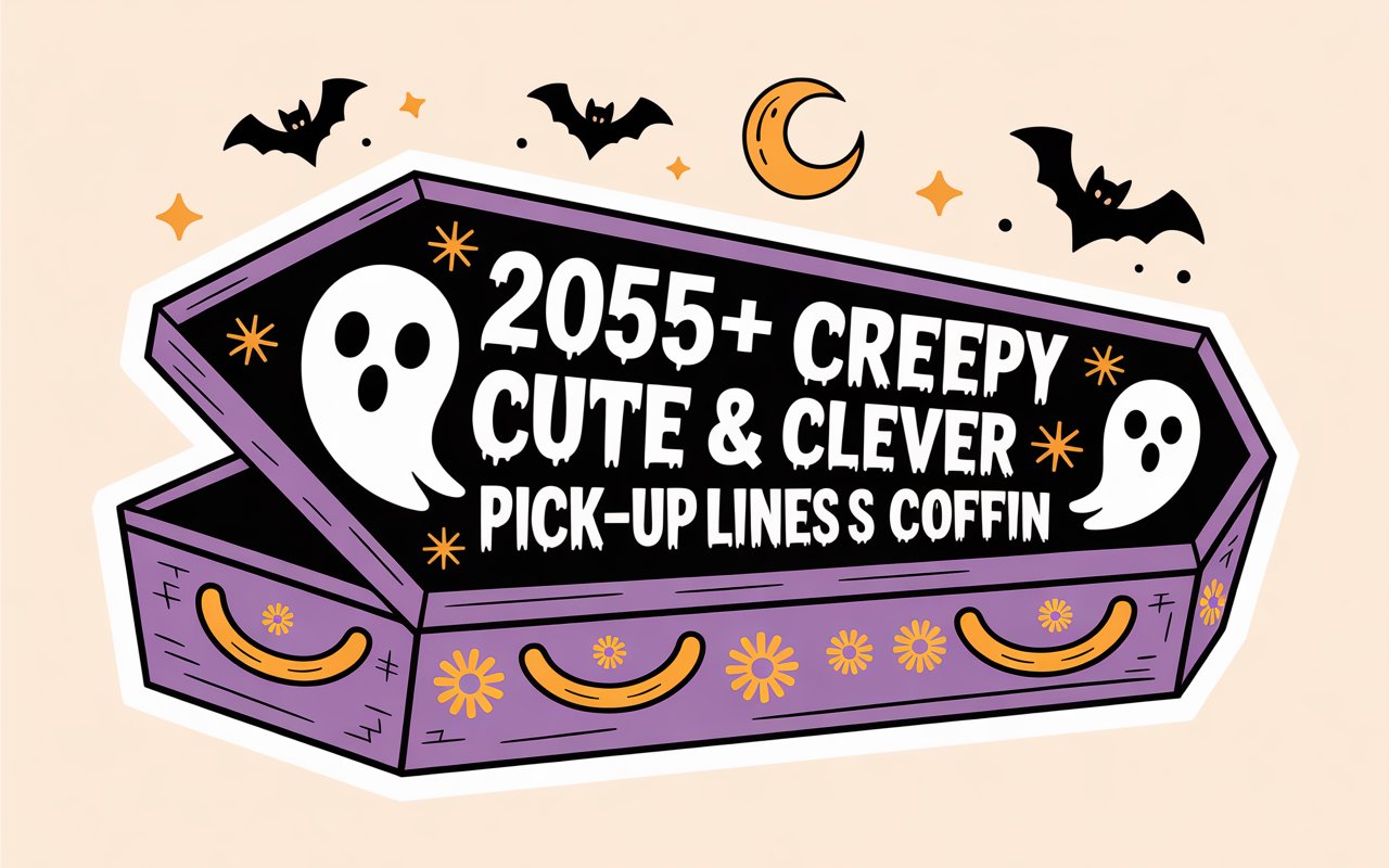 Creepy Cute & Clever Coffin Pick-Up Lines