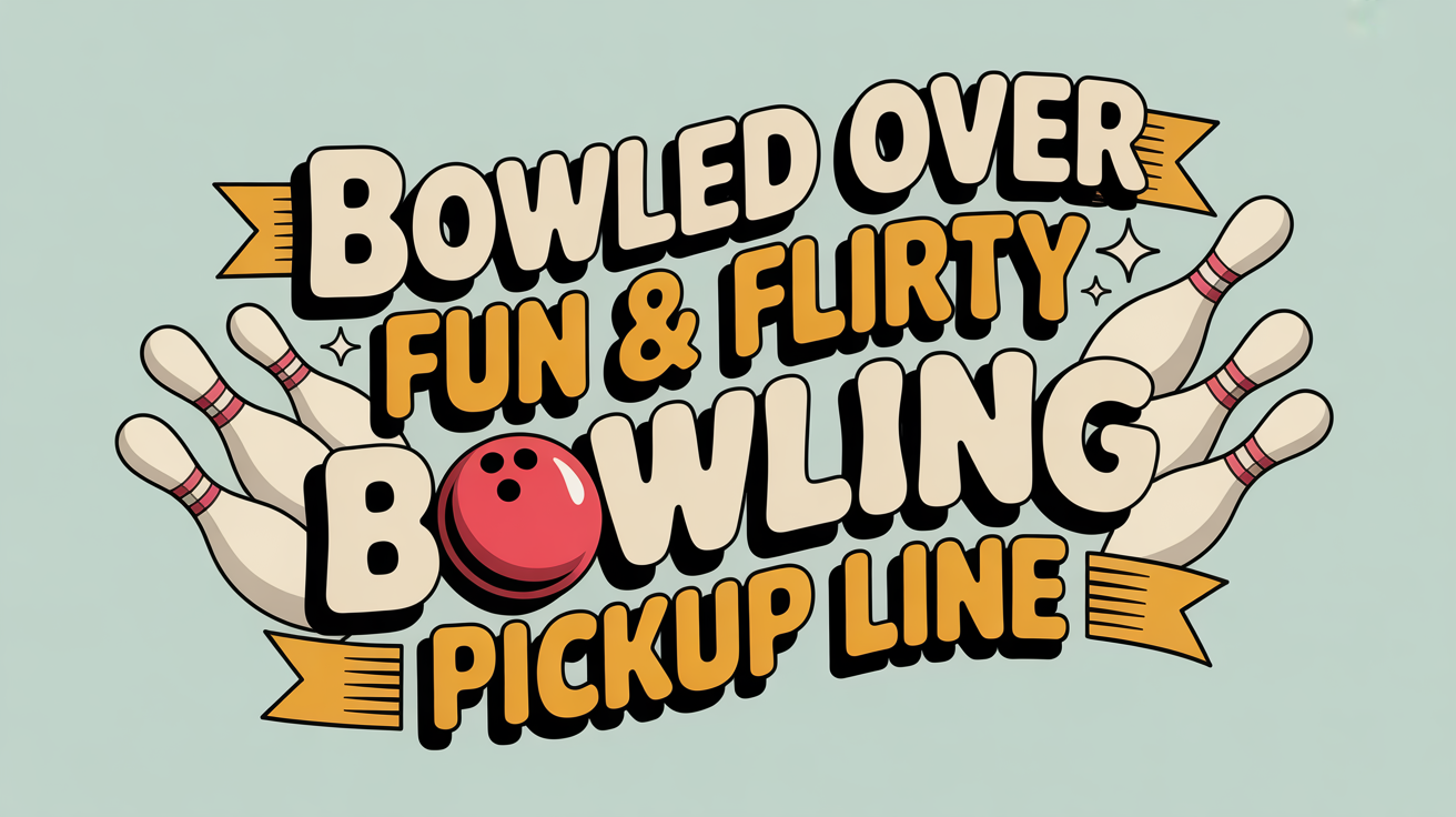 Bowled Over Fun & Flirty Bowling Pickup Lines