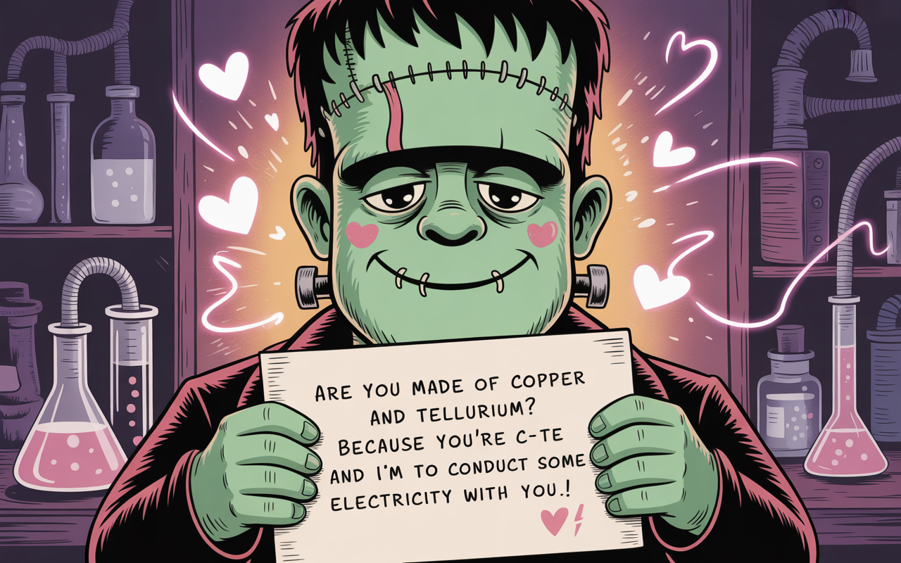 Creepy, Cute, and Clever: Frankenstein Pick-Up Lines