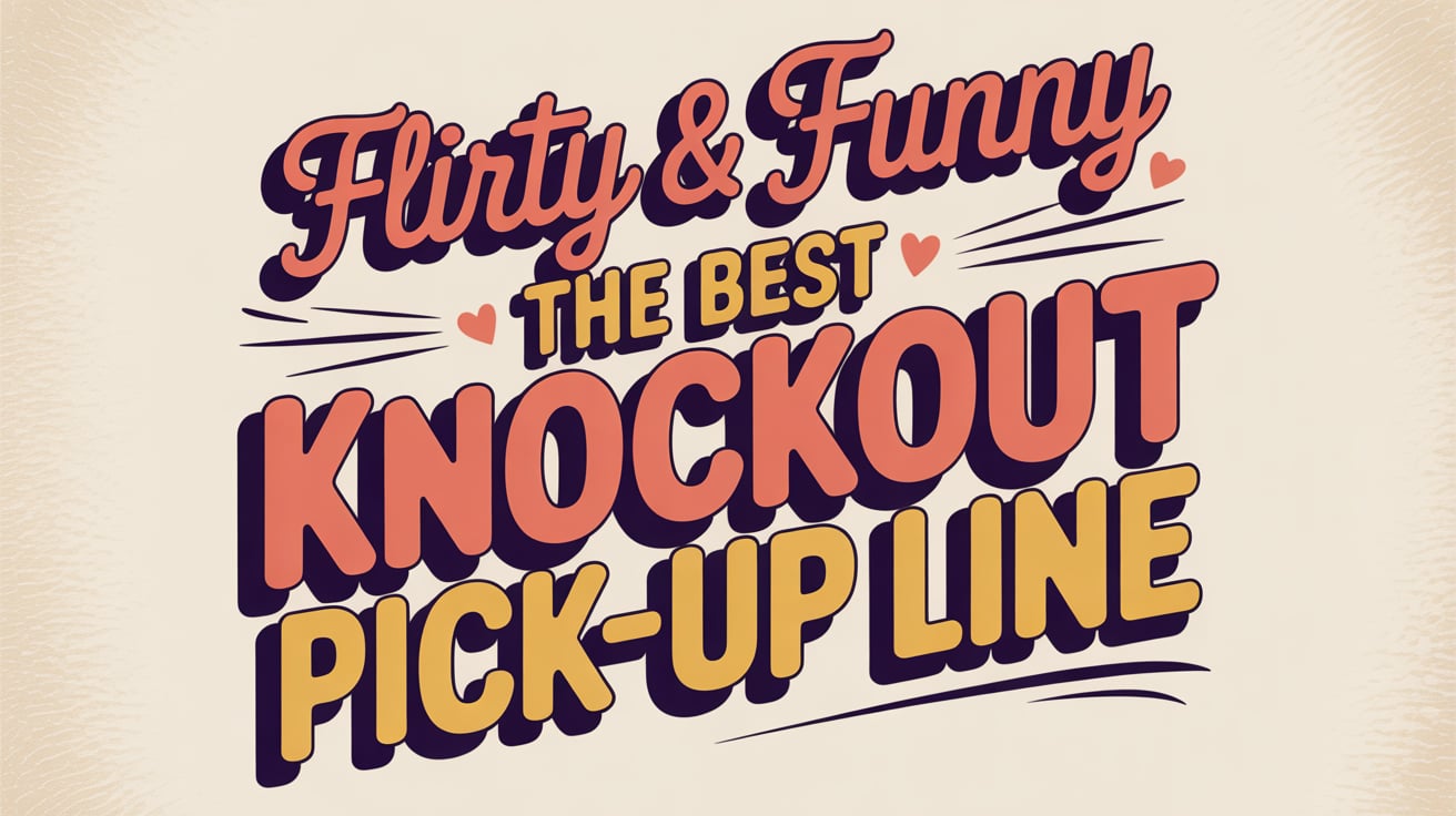Flirty & Funny The Best Knockout Pick-Up Lines