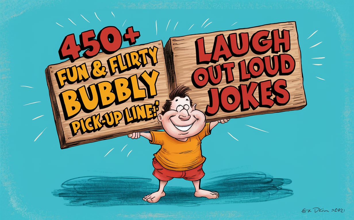 Fun & Flirty Bubbly Pick-Up Line