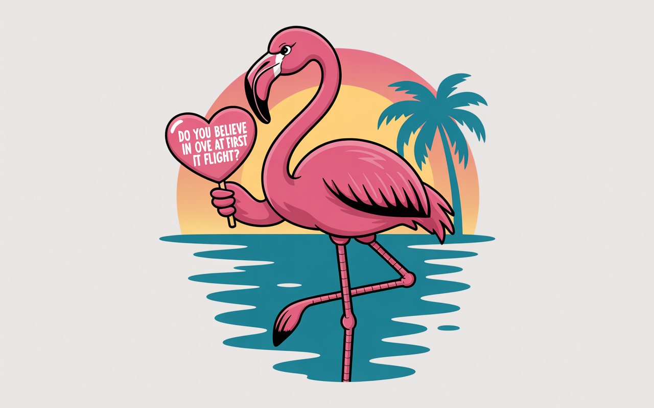 Funny and Flirty Flamingo Pick-Up Lines