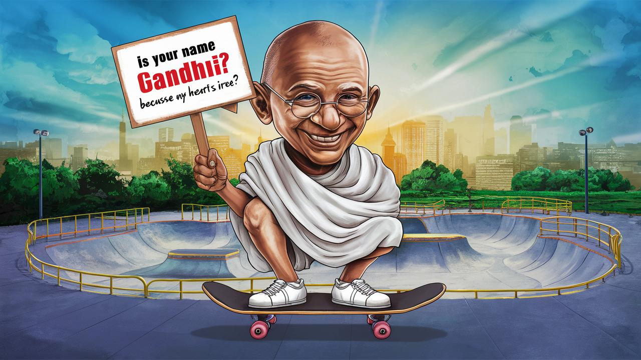 Gandhi Pickup Lines