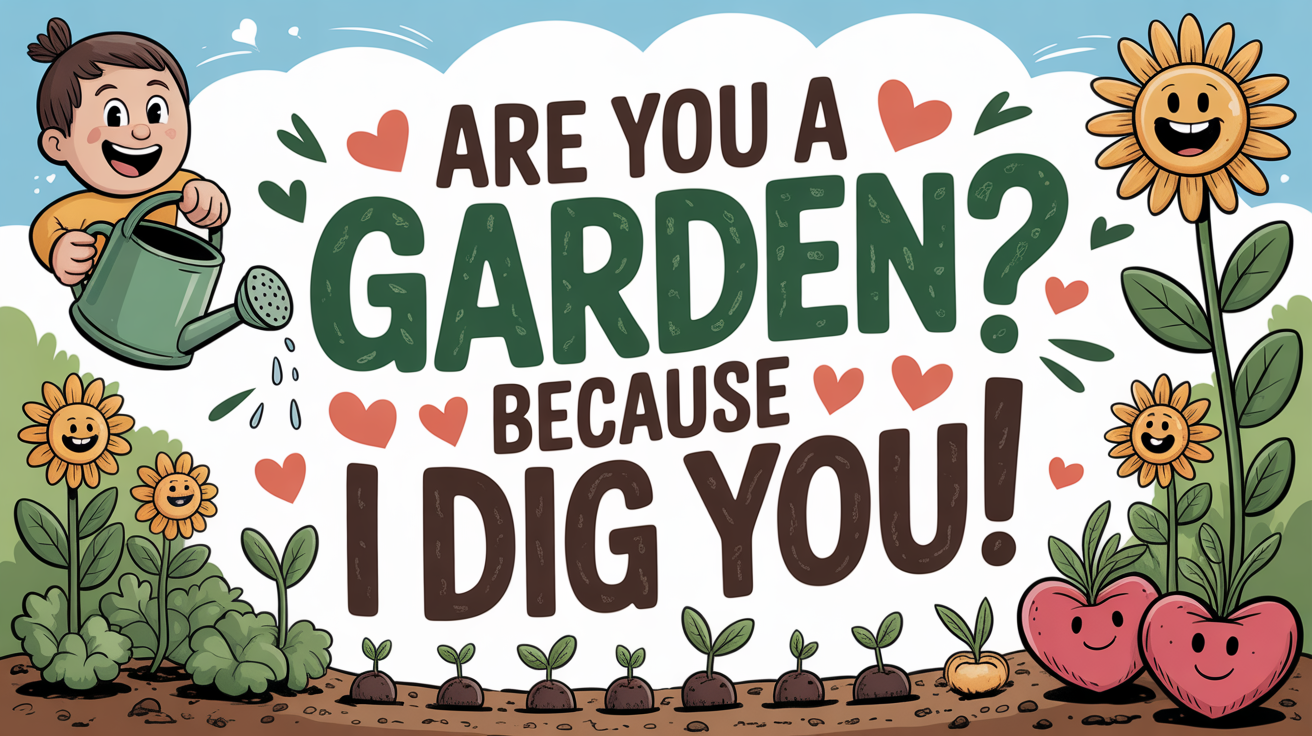 Gardening Pickup Lines