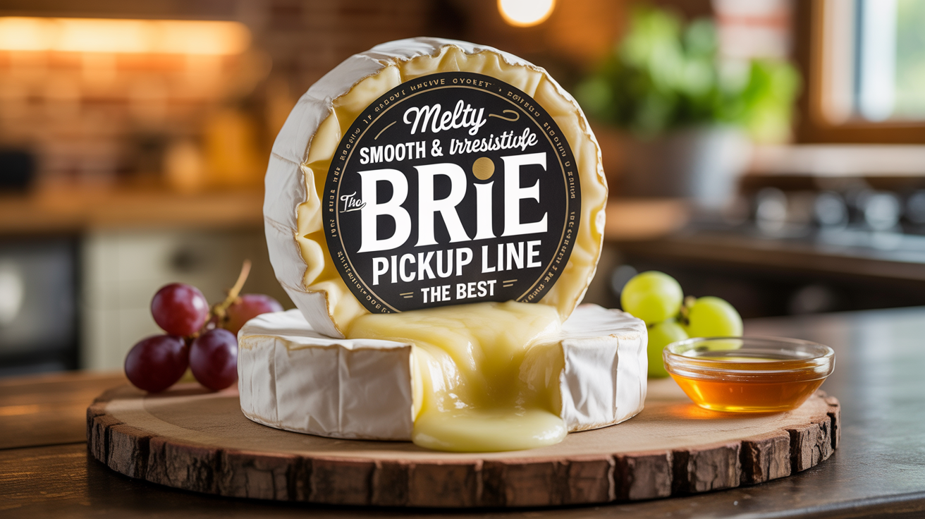 Melty Smooth & Irresistible The Best Brie Pickup Lines
