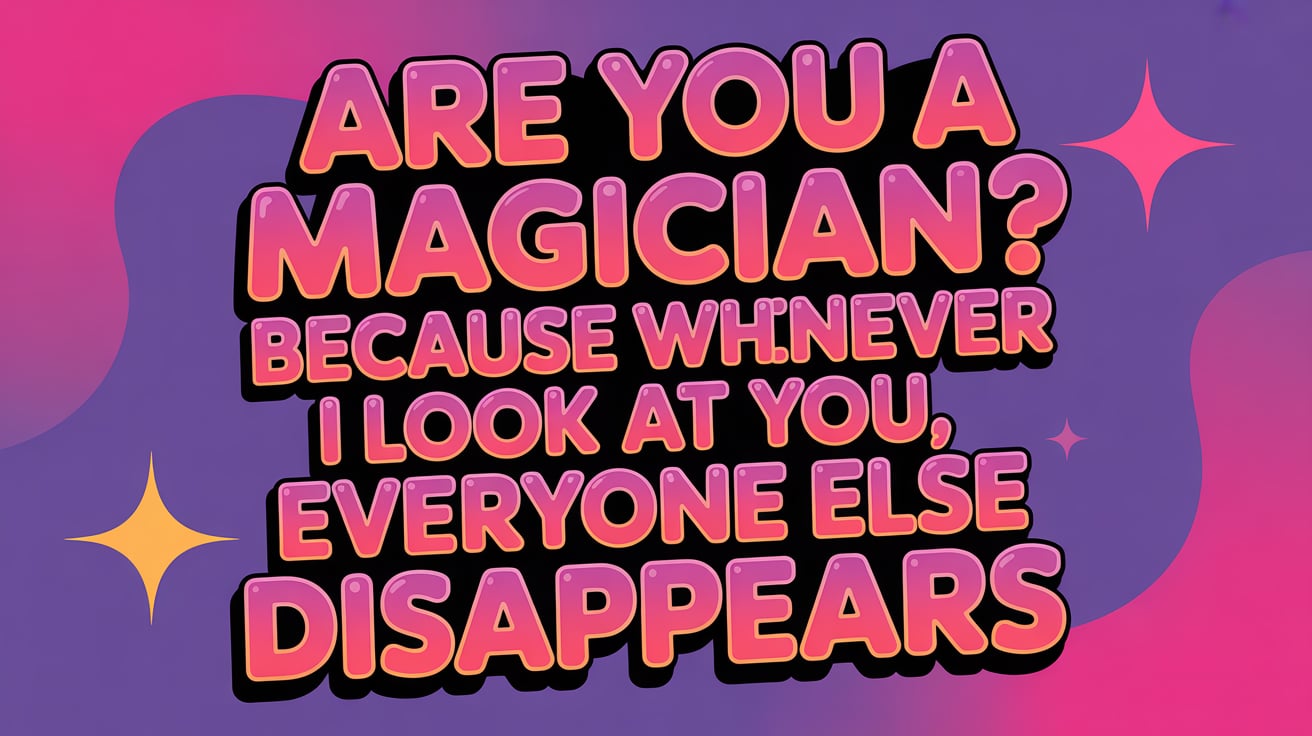 Vibrant and Bold Fuchsia Pickup Lines